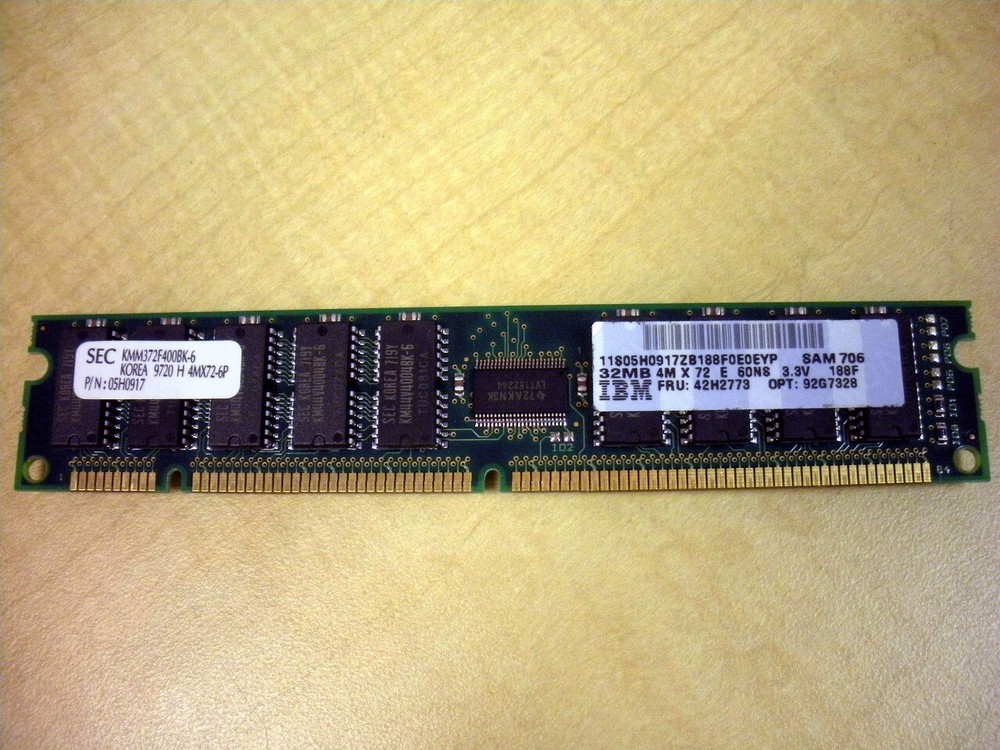 IBM 42H2773 4113-701X 32MB EDO DRAM Memory DIMM