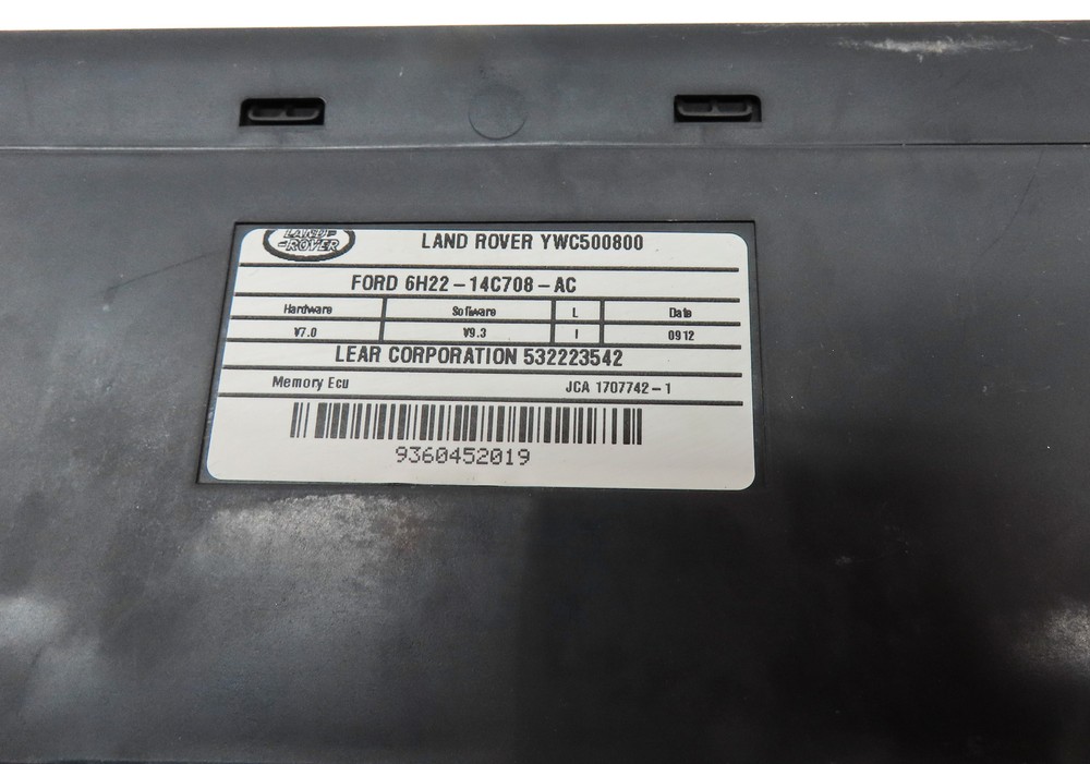 2009 LAND RANGE ROVER SPORT (L320) FRONT LEFT DRIVER SEAT CONTROL MODULE
