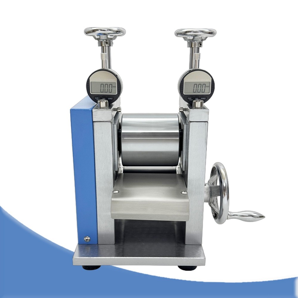 Manual Vertical Lab Electrode Sheet Calender Roller Press Machine 0~3MM