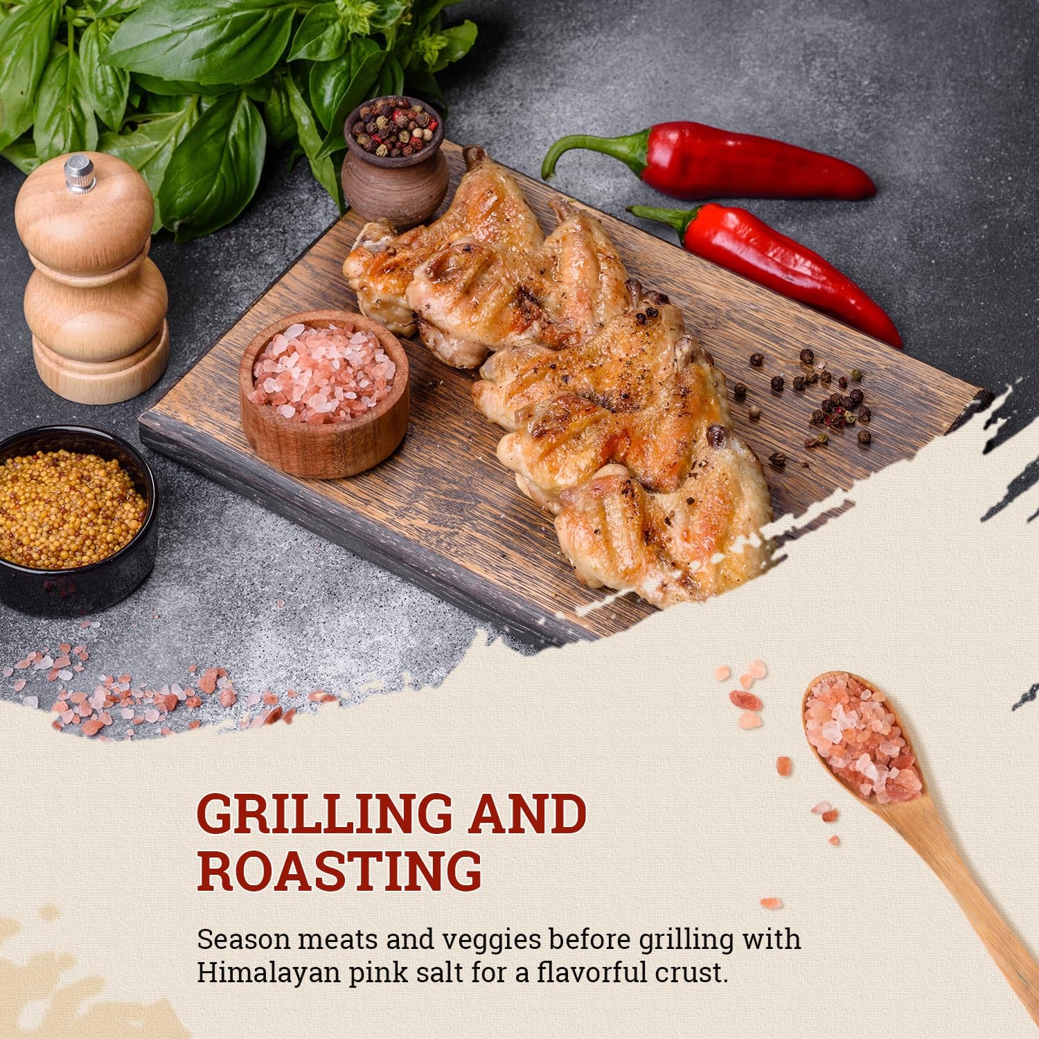 Himalayan Pink Salt Coarse, Coarse Grain 1 Lb, Pink Himalayans Sea Salt, Sea Sal