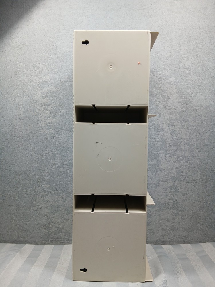 Vintage Case Logic 30 CD Storage Case Plastic Organizer Nylon Beige