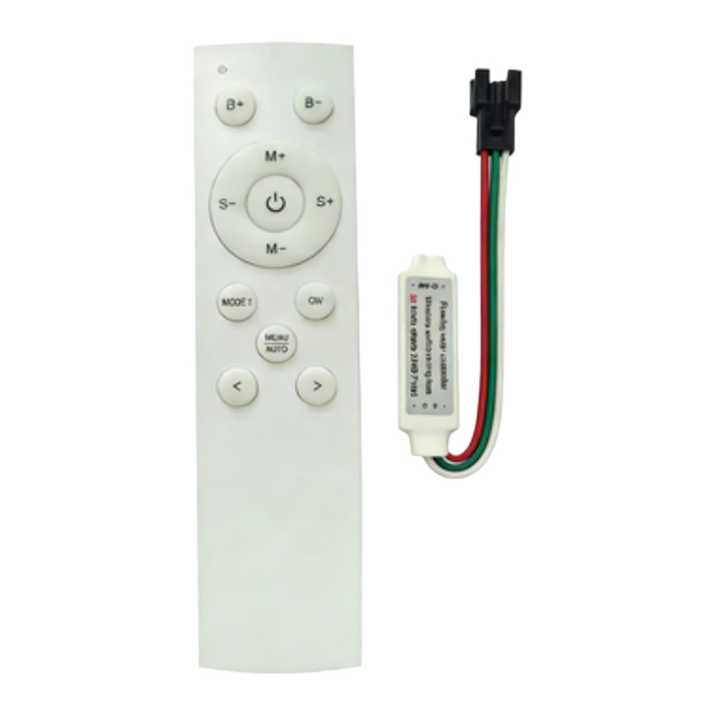 Wireless Dual-Color Flow Controller with 28 Lighting Modes for LED Strips