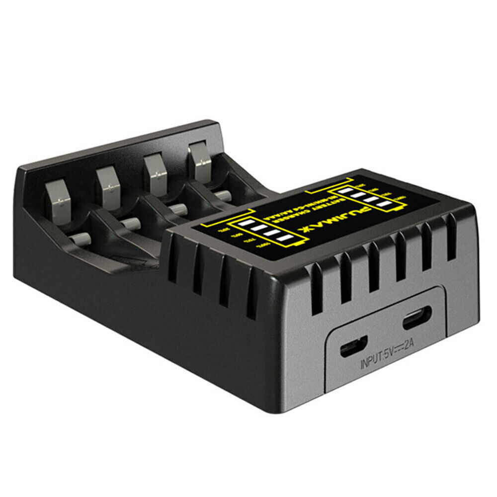Intelligent Battery Charger 4 Slot For AA AAA NI-CD NI-MH Rechargeable Batteries