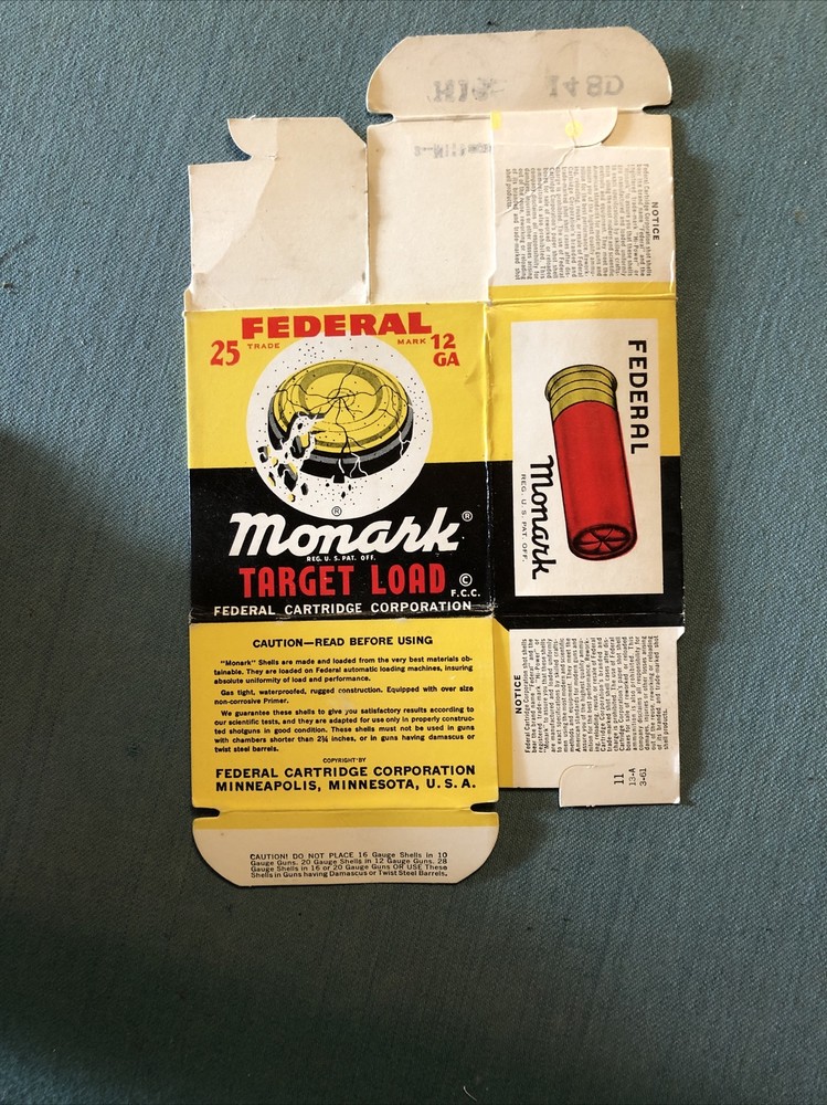 Federal Monark Target Load Box Qty 4