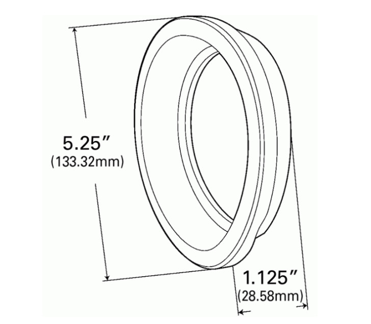 Grommet For 4" Round Lights