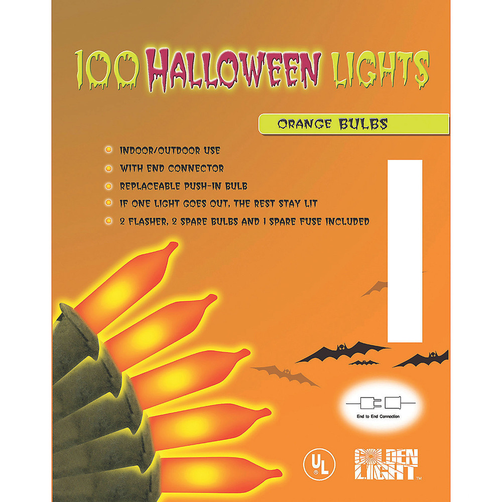 100-Light Halloween String Lights - Morris Costumes