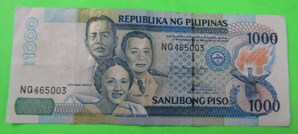 PHILIPPINES, 1000 PISO, P#197b, 2006