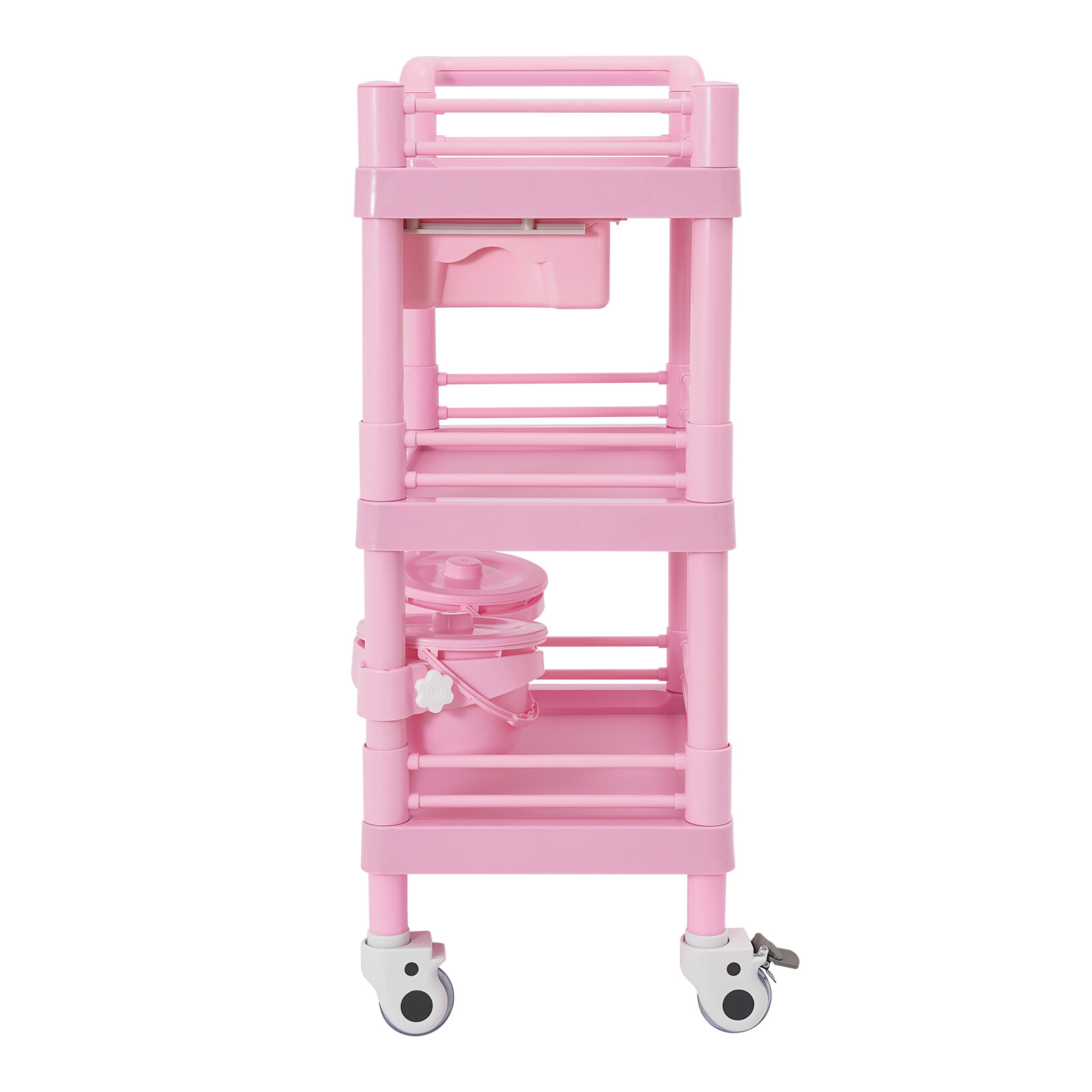80kg/176.37lbs Movable Salon Storage Cart Beauty Organizer Mobile Storage Cart