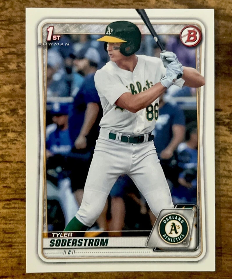 !!!     2020  TYLER SODERSTROM   BOWMAN  BASEBALL ROOKIE  CARD $$