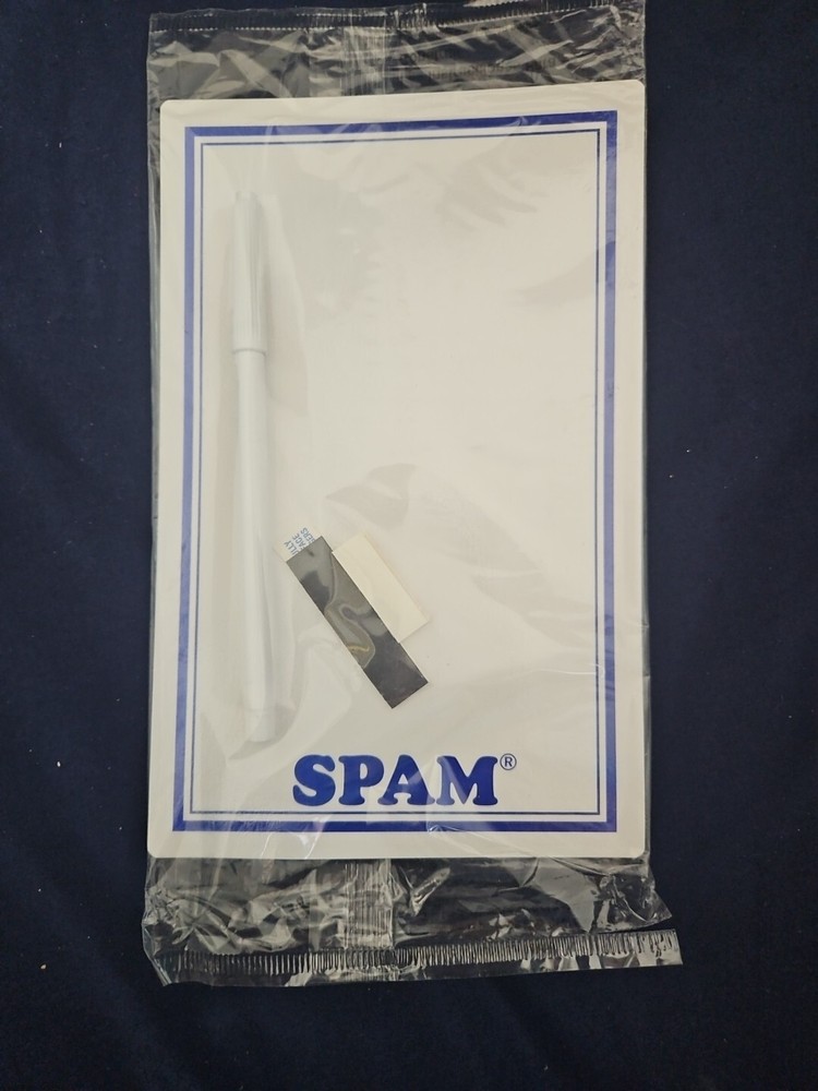SPAM WHITEBOARD With Pen, NEW, VINTAGE