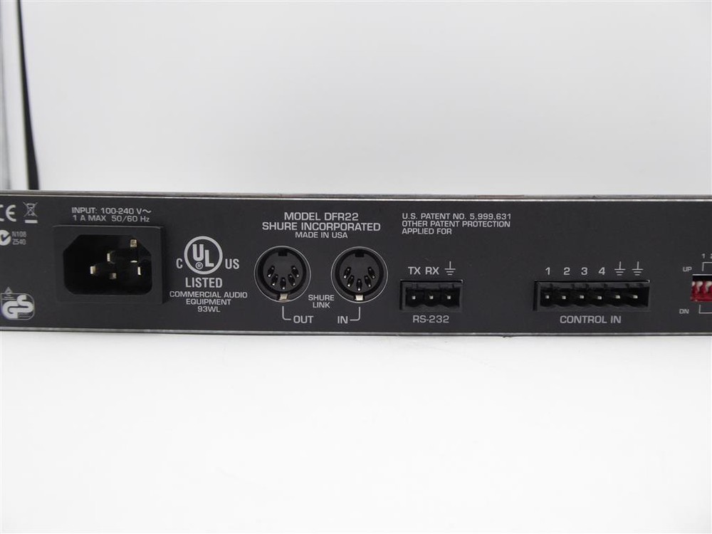 Shure DFR22 Digital Signal Processor w/ Reduction SoundPlex