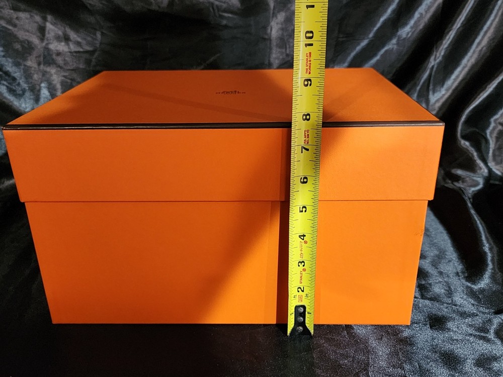 Authentic Hermes Empty Box #515 w/Tissue Paper, Booklet & Ribbon