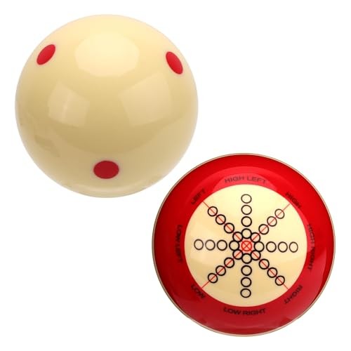 2pcs Billiard Training Cue Ball, Pool Training Balls Billiards Practice