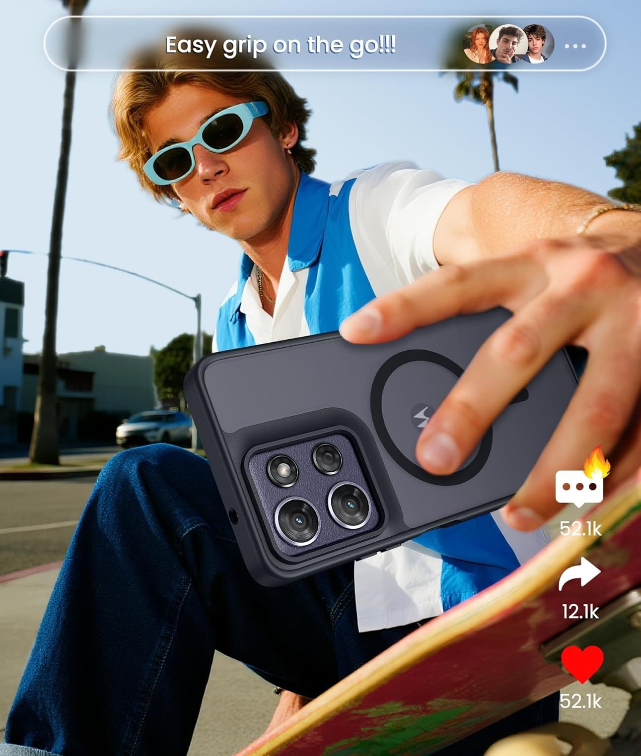 For Motorola Moto G Power 5G 2025 2026 Case Mag Safe Phone Cover + Glass Screen