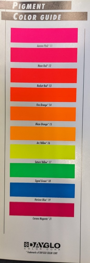 DayGlo Fluorescent Pigment