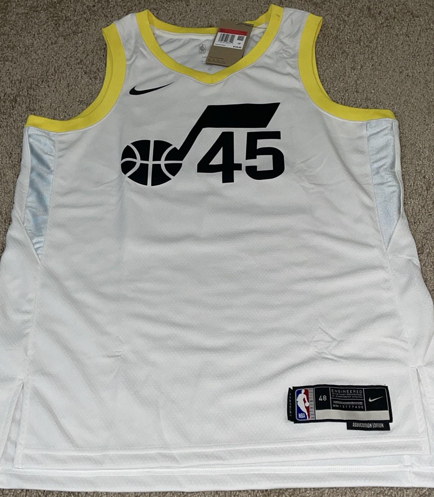 Nike Utah Jazz Donovan Mitchell #45 Jersey Association Edition DN2097-100 Size L