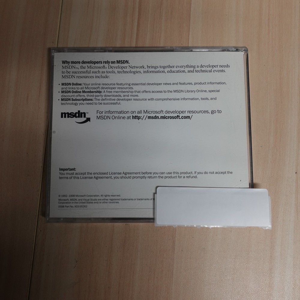 Microsoft MSDN Developer Network Library for Visual Studio 6.0