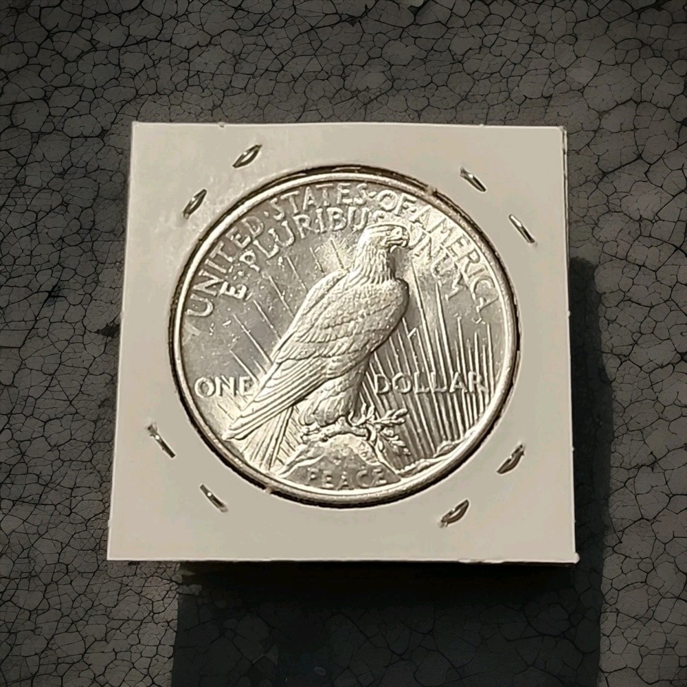1923 Peace Silver Dollar☆Brilliant Uncirculated☆Blast White☆