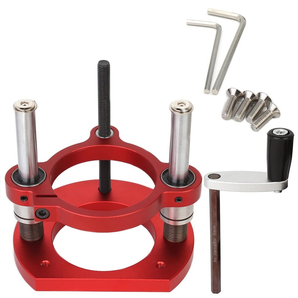 KETIPED Adjustable Router Lift for 65mm Diameter Universal Trimming Machine,A...