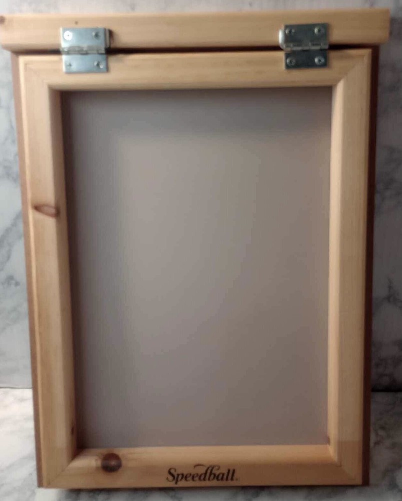 Speedball Screen Frame Base W Kickstand 2 Screens 12x16” Squeegee & Instructions