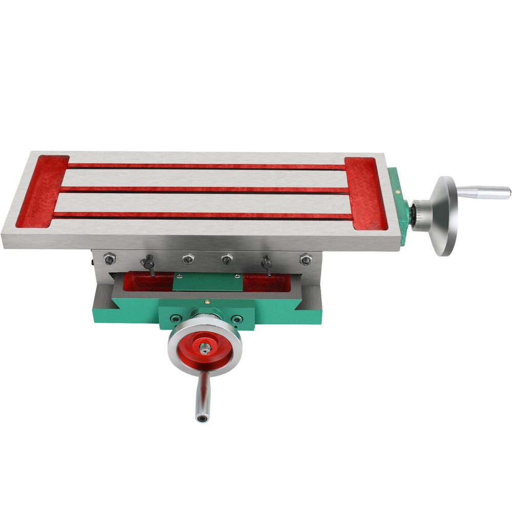Compound Milling Machine Work Table 4Ways Move Cross Slide Bench Drill Fixture