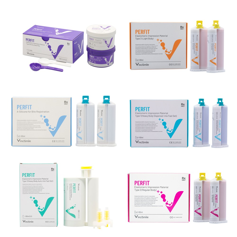 Dental Impression Material Putty Heavy Regular Light Body Fast Normal VPS PVS