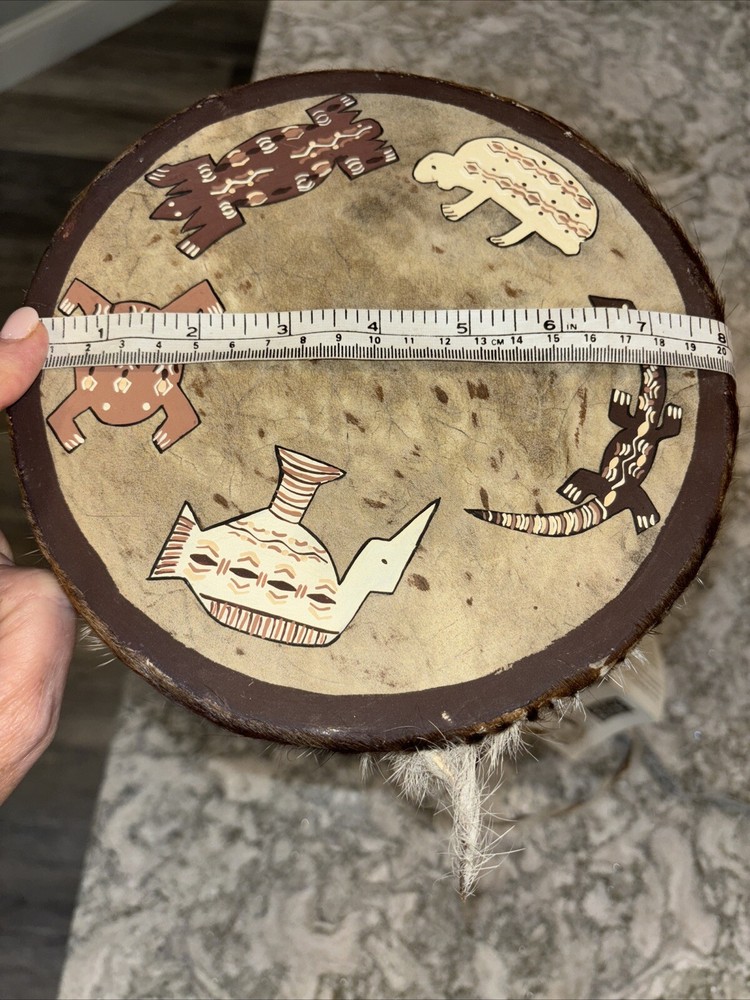 Double Bongo Drum Original Cowhide Leather Functional Instrument
