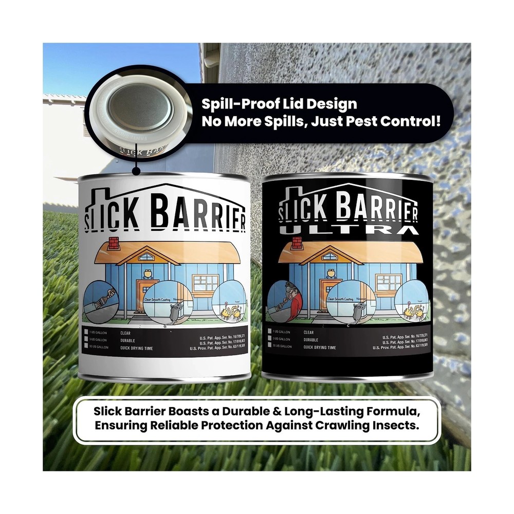 Slick-Barrier Home-Kit Ultimate Pest Control Solution for Insects/ Rodents
