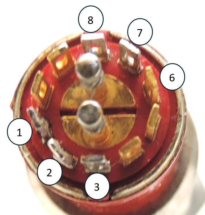 Vintage Grayhill Electrical 3 Position Rotary Key Switch