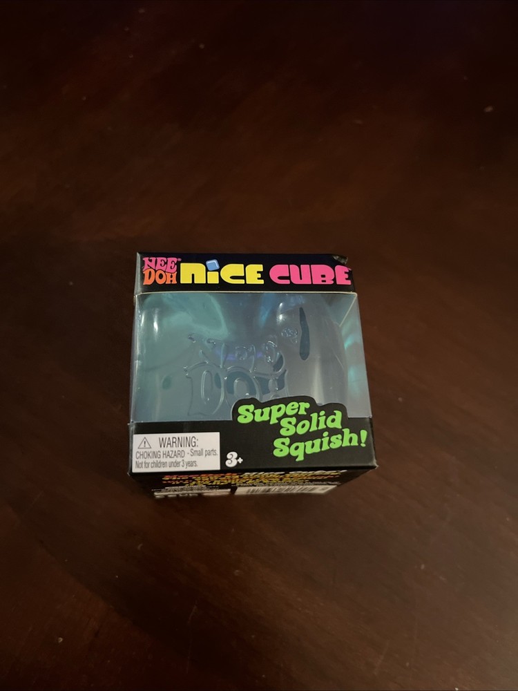 Nee Doh Nice Cube - Super Solid Squish! (Blue) -✨️ BRAND NEW & FAST SHIPPING!✨️