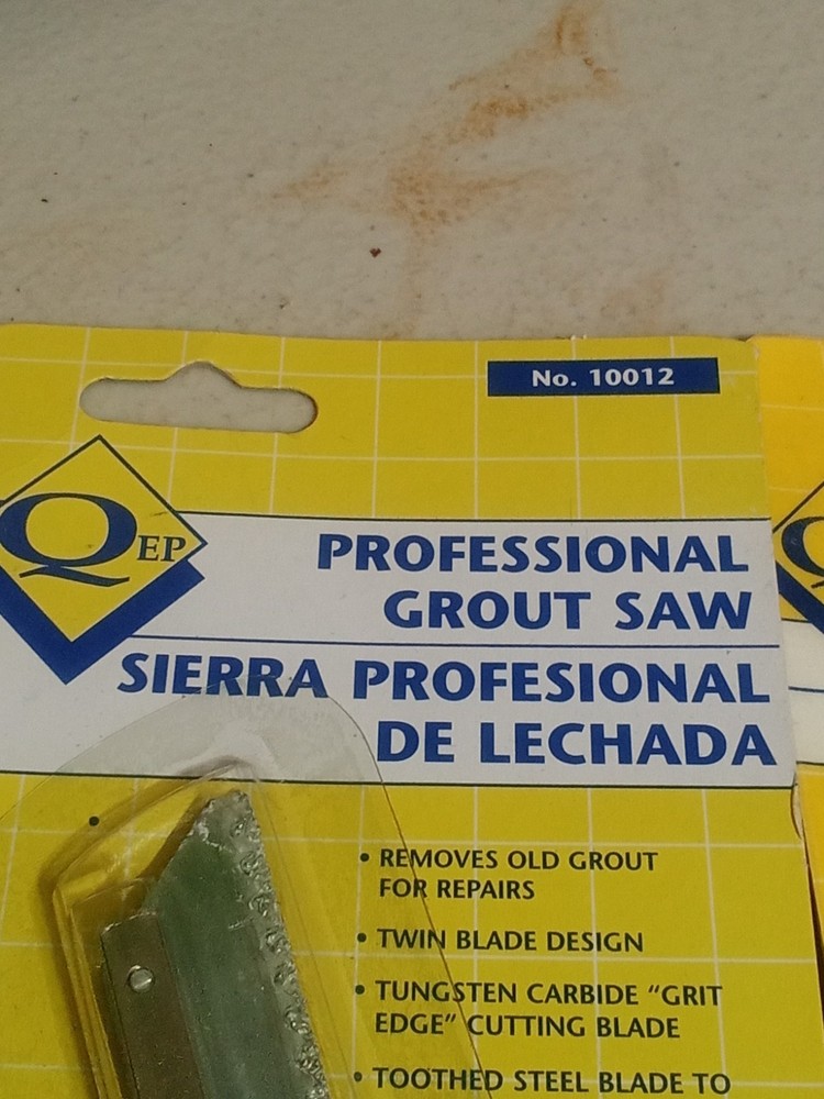 2 QEP Grout Tools - Saw and Removal Tools - New