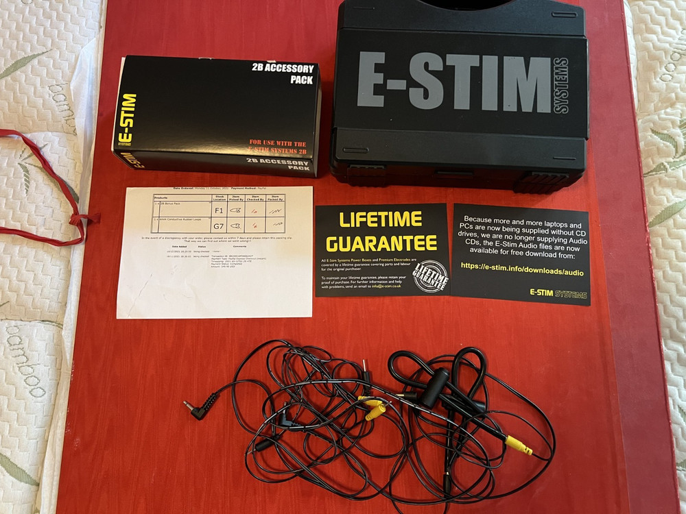 E-Stim 2B / 2B PROPACK Digital Estim 17 Modes 2 O/P Optional+PSU+Remote PC-Link