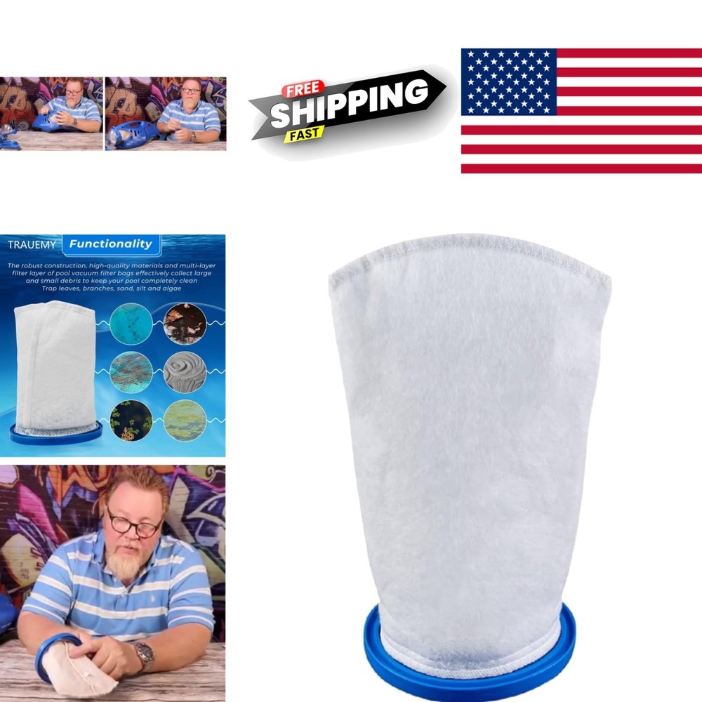 High Performance Filter Bag for Pool Blaster Compatible with Multiple Models