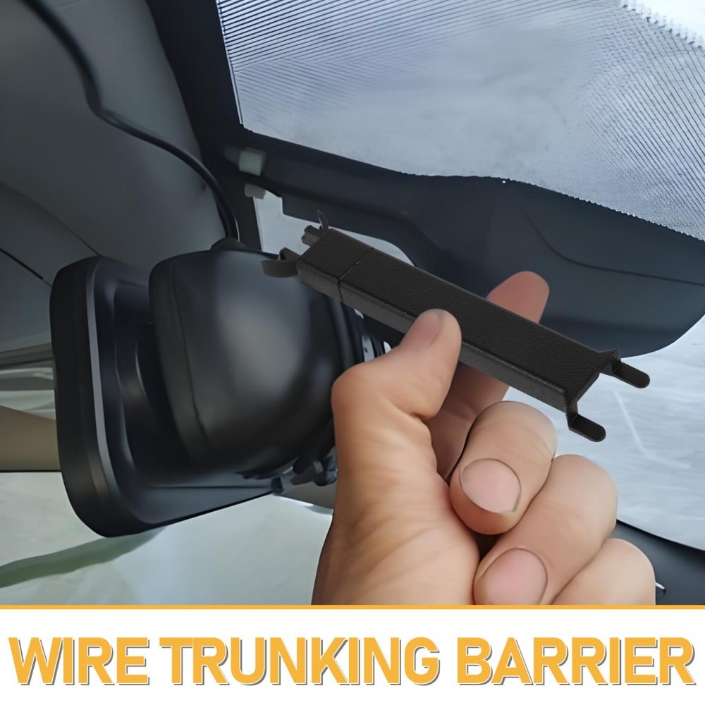 2 Pcs Back Panel Trunking Cable Hidden Protector Automotive Wire Sleeve