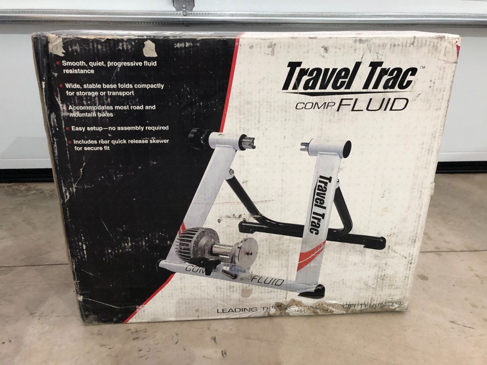 NEW Travel Trac Comp Fluid Trainer - includes front wheel block