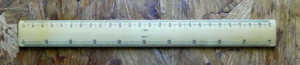 Precision Divided Wooden Ruler