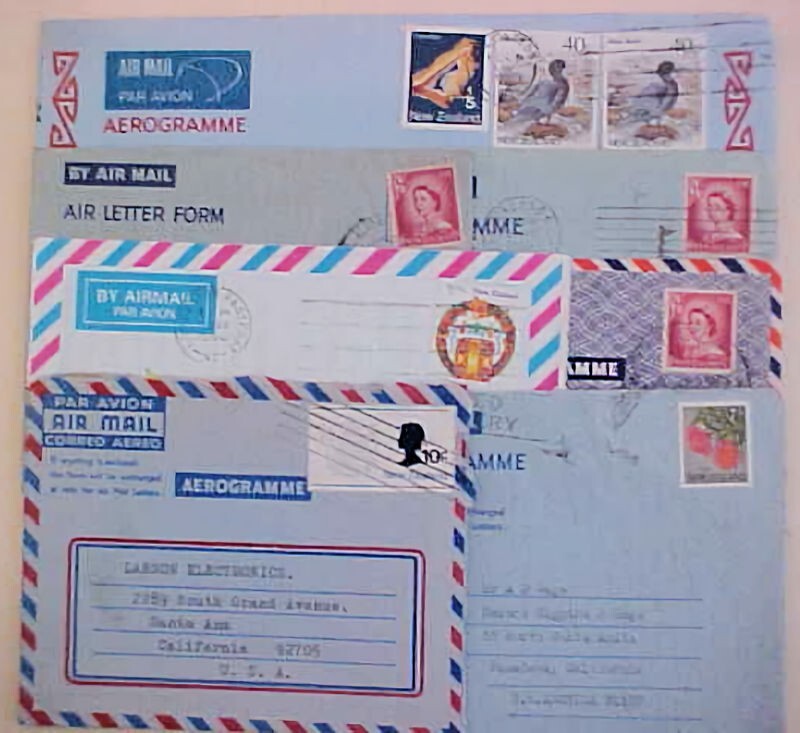 NETHERLANDS  8 DIFF.  AIR LETERS GENERAL PURPOSE