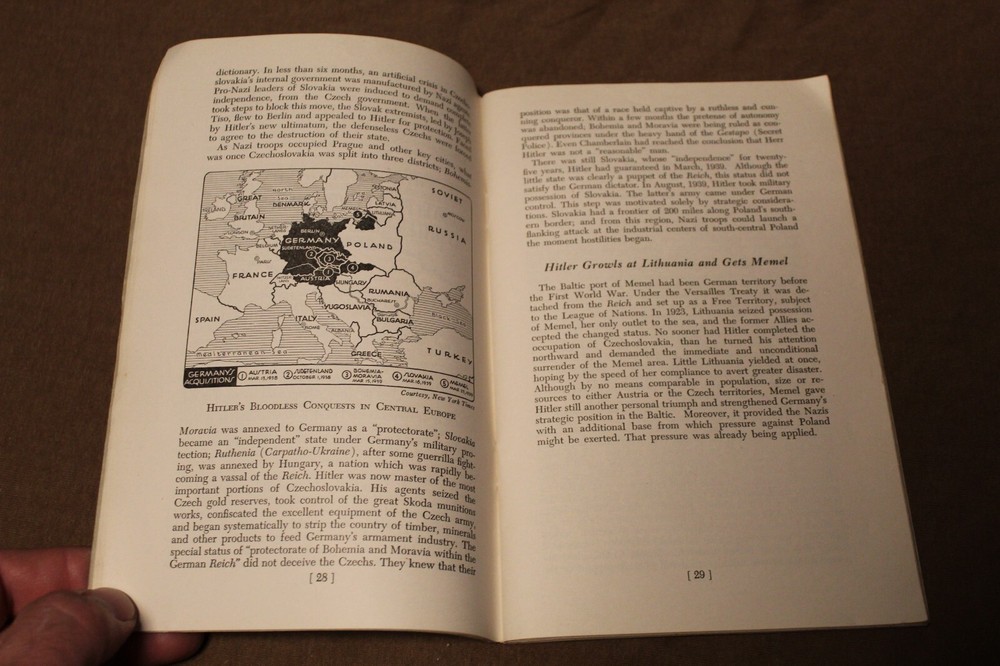 Original WW2 U.S. Homefront "This War", A Survey of World Conflict Book, 1941 d.