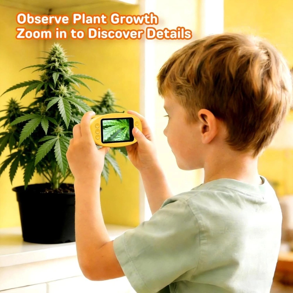 1000X Digital Handheld Microscope for Kids with 2.0" IPS Screen, Easter Gifts...