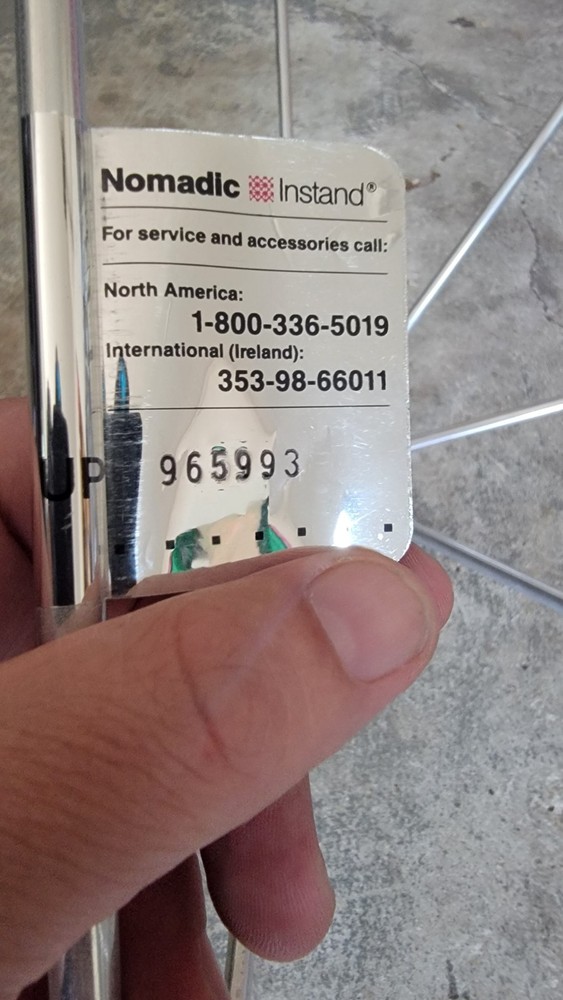 Nomadic Display Stand with Lights