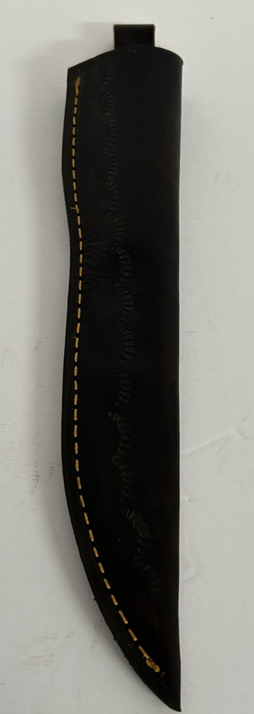 Brown Leather straight Fixed Blade Knife Sheath