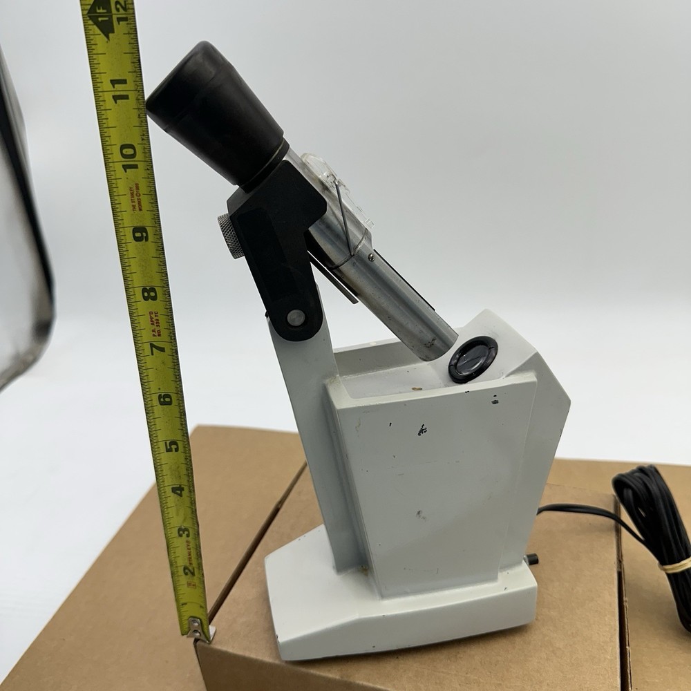 Vintage AO American Optical 10406 Table Stand Refractometer Working