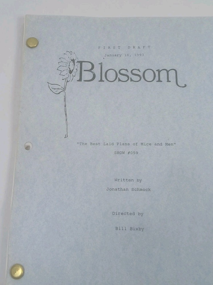 Blossom First Draft Script 1993 Bill Bixby Directed