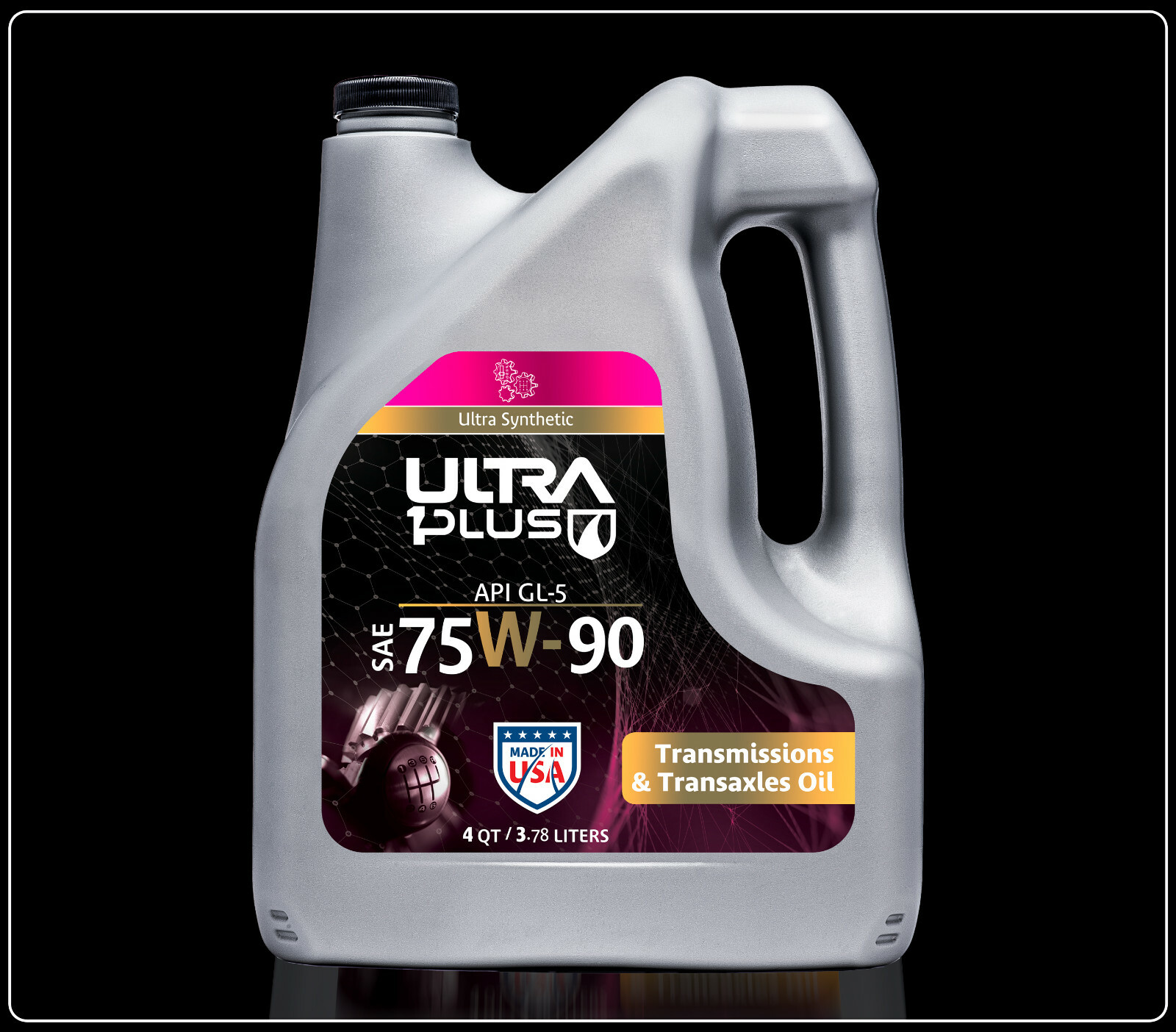 Ultra1Plus™ SAE 75W-90 Synthetic Gear Oil API GL-5 | Gallon (4 QT)