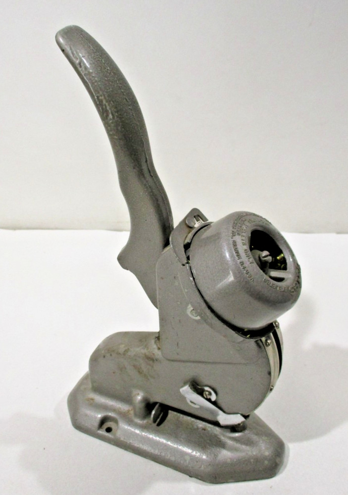 Vintage Bates Eyelets Automatic Eyeleter Hand Press Punch Press Tool