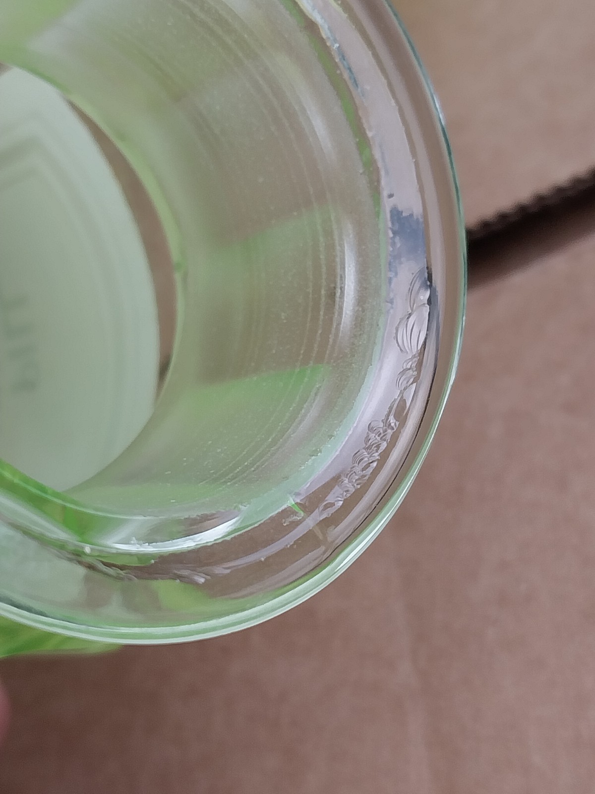 Antique Rare Uranium Glass Apothecary Chemist Pharmacy Medicine Bottle Vaseline