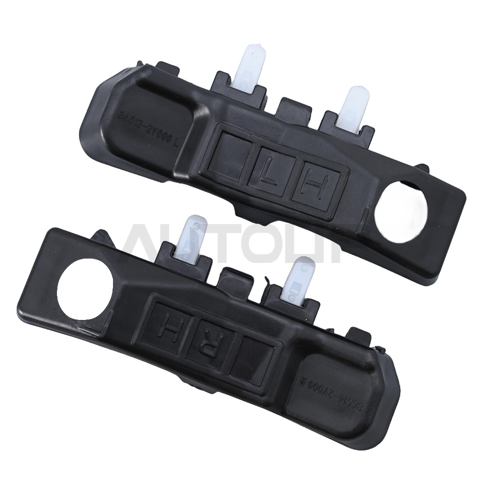 2Pcs Bumper Bracket Set For 2012-2017 Hyundai Veloster Front Left & Right Side