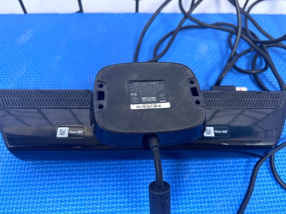 Microsoft Xbox 360 Kinect Sensor Bar Model 1414 Black W/ Cable & Stand OEM Used