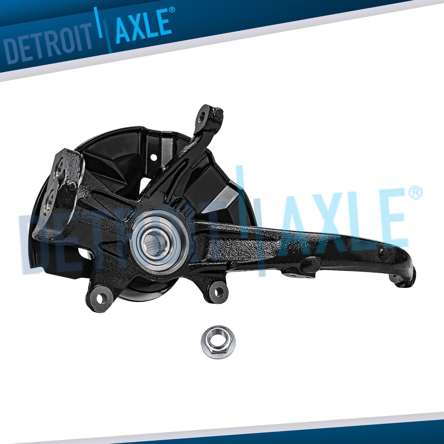 Front Left Steering Knuckle & Wheel Hub Bearing for Ford Fusion MKZ Zephyr Milan