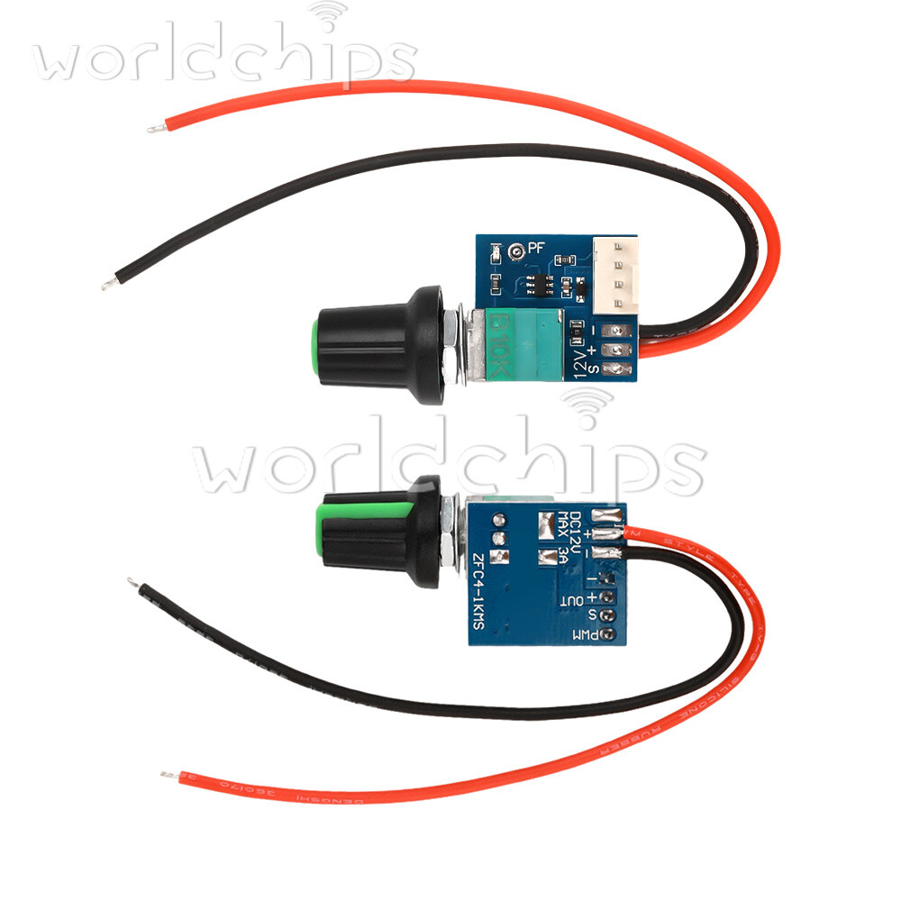 DC5-12V 4-wire PWM Fan Speed Controller With Switch Chassis Fan Speed Control